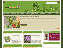 Tablet Screenshot of plantpedia.ro